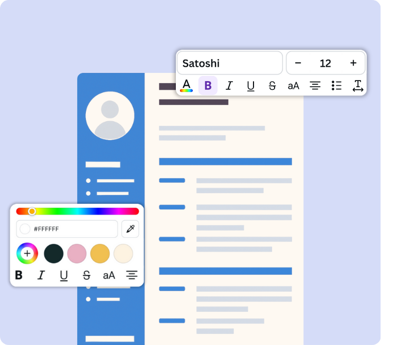 Personnalise le design selon tes goûts